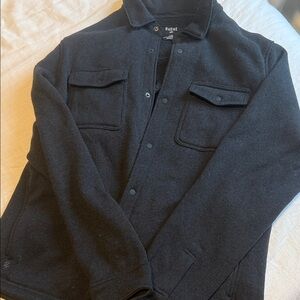 Rhone Men's Dark Gray Shirt Jacket